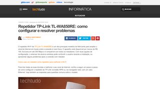 
                            5. Repetidor TP-Link TL-WA850RE: como configurar e resolver ...