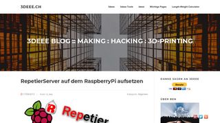 
                            4. RepetierServer auf dem RaspberryPi aufsetzen – 3deee.ch