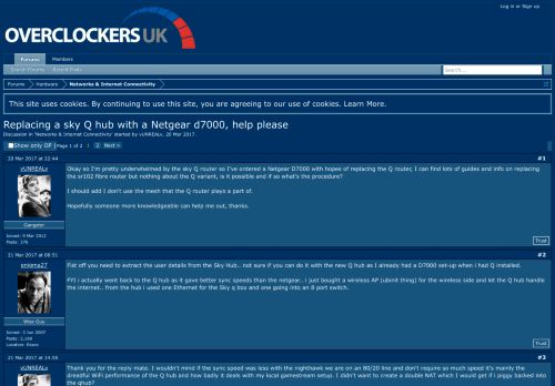
                            8. Replacing a sky Q hub with a Netgear d7000, help please ...