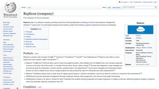 
                            11. Replicon (company) - Wikipedia