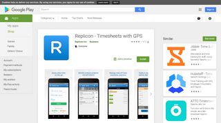 
                            8. Replicon - Timesheets with GPS - Apps on Google Play