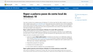 
                            4. Repor a palavra-passe da sua conta local do Windows 10