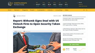 
                            7. Report: Bithumb Signs Deal with US Fintech Firm to Open Security ...
