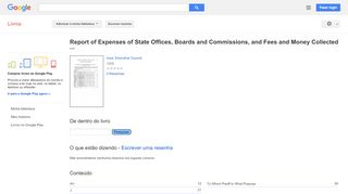 
                            11. Report of Expenses of State Offices, Boards and Commissions, and ...