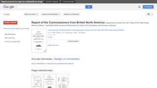 
                            9. Report of the Commissioners from British North America: Appointed ... - Résultats Google Recherche de Livres