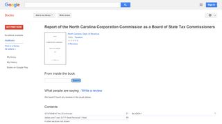 
                            12. Report of the North Carolina Corporation Commission as a Board of ...