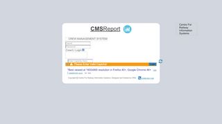 
                            1. Report User Login - CMS | Report - Indian Railways