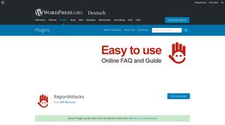 
                            11. ReportAttacks | WordPress.org