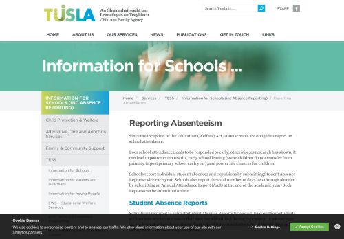 
                            13. Reporting Absenteeism - Tusla