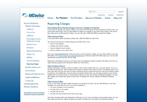 
                            10. Reporting Changes - MDwise Inc.