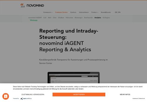 
                            12. Reporting und Analytics - novomind AG
