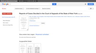 
                            10. Reports of Cases Decided in the Court of Appeals of the State of New ...