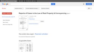 
                            11. Reports of Cases in the Law of Real Property & Conveyancing