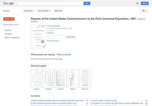 
                            11. Reports of the United States Commissioners to the Paris Universal ...