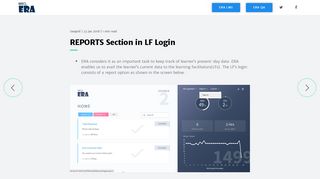 
                            4. REPORTS Section in LF Login - ERA 2018 - MKCL