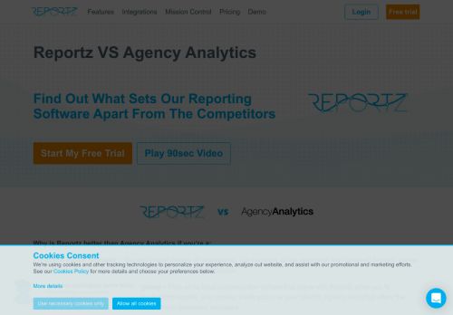 
                            2. Reportz VS Agency Analytics | Reportz