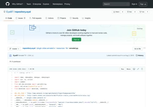 
                            9. repository.eyal/annatel.py at master · Eyal87/repository.eyal ...