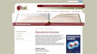 
                            10. Reproductive Sciences | Society for Reproductive Investigation