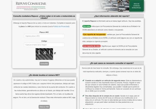 
                            5. Repuve consulta: ¿Cómo saber si un auto o moto es robada?