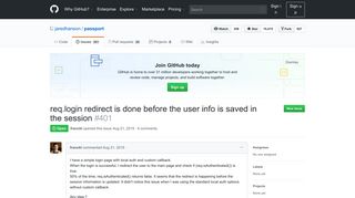 
                            6. req.login redirect is done before the user info is saved in the session ...