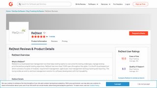 
                            12. ReQtest Reviews 2018 | G2 Crowd