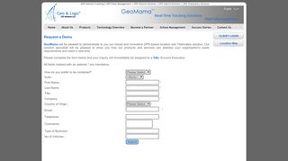 
                            12. Request a Demo - GeoMama - GPS Tracking Solutions