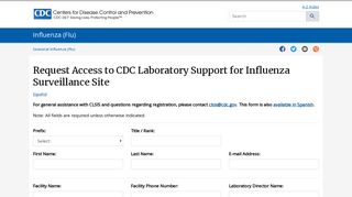 
                            7. Request Access to CDC Laboratory Support for Influenza Surveillance ...