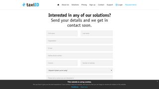 
                            13. Request demo - Increase your online booking volume with taxiID ...