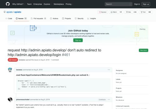 
                            7. request http://admin.apiato.develop/ don't auto redirect to http://admin ...