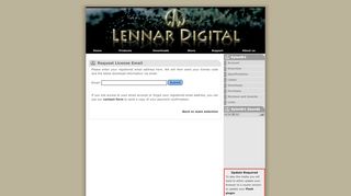 
                            4. Request License Email | LennarDigital