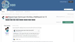 
                            8. Request login Garena gọn nhẹ bằng _HttpRequest ver.14 - Hướng dẫn ...