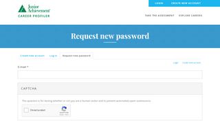 
                            2. Request new password | JA Profile