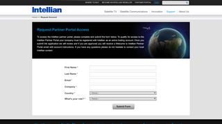 
                            13. Request Partner Portal Access - Intellian
