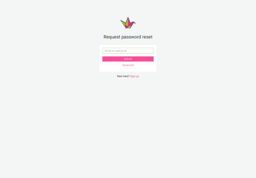 
                            5. Request password reset - Padlet