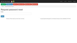 
                            13. Request password reset - Thai Care Cloud