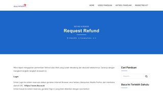 
                            7. Request Refund – Panduan System Asia Wisata