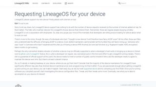 
                            1. Requesting LineageOS for your device | LineageOS Wiki