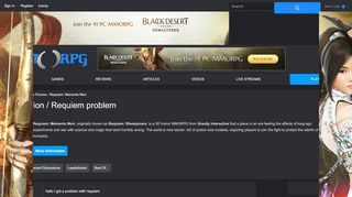 
                            6. Requiem problem — MMORPG.com Forums