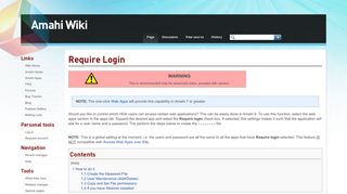 
                            7. Require Login - Amahi Wiki