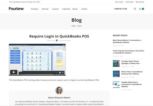 
                            6. Require Login in QuickBooks POS - Fourlane