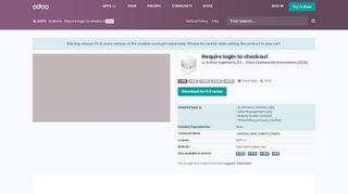 
                            11. Require login to checkout | Odoo Apps