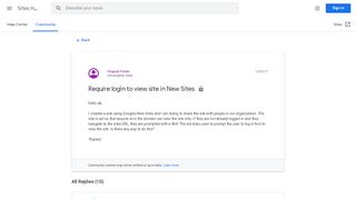 
                            8. Require login to view site in New Sites - Google Product Forums