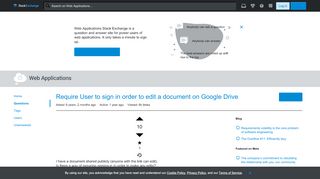 
                            4. Require User to sign in order to edit a document on Google Drive ...