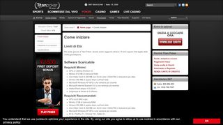 
                            6. Requisiti Minimi di Sistema Per Giocare Con Titan Poker