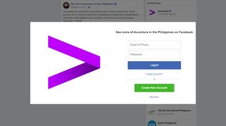 
                            10. Res Pac - Hi accenture! I would like to ask if how can I... | Facebook
