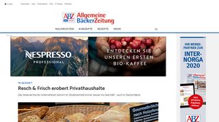 
                            13. Resch & Frisch erobert Privathaushalte - Allgemeine BäckerZeitung ...