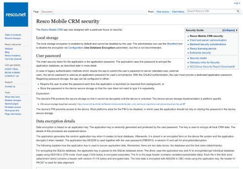 
                            12. Resco Mobile CRM Security Guide - Resco.net
