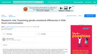 
                            9. Research note: Examining gender emotional differences in Web ...