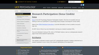 
                            10. Research Participation (Sona Credits) - Psychology