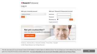 
                            7. Research Professional Sign-in
